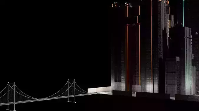 Making 3D Mega City In Blender  3D model