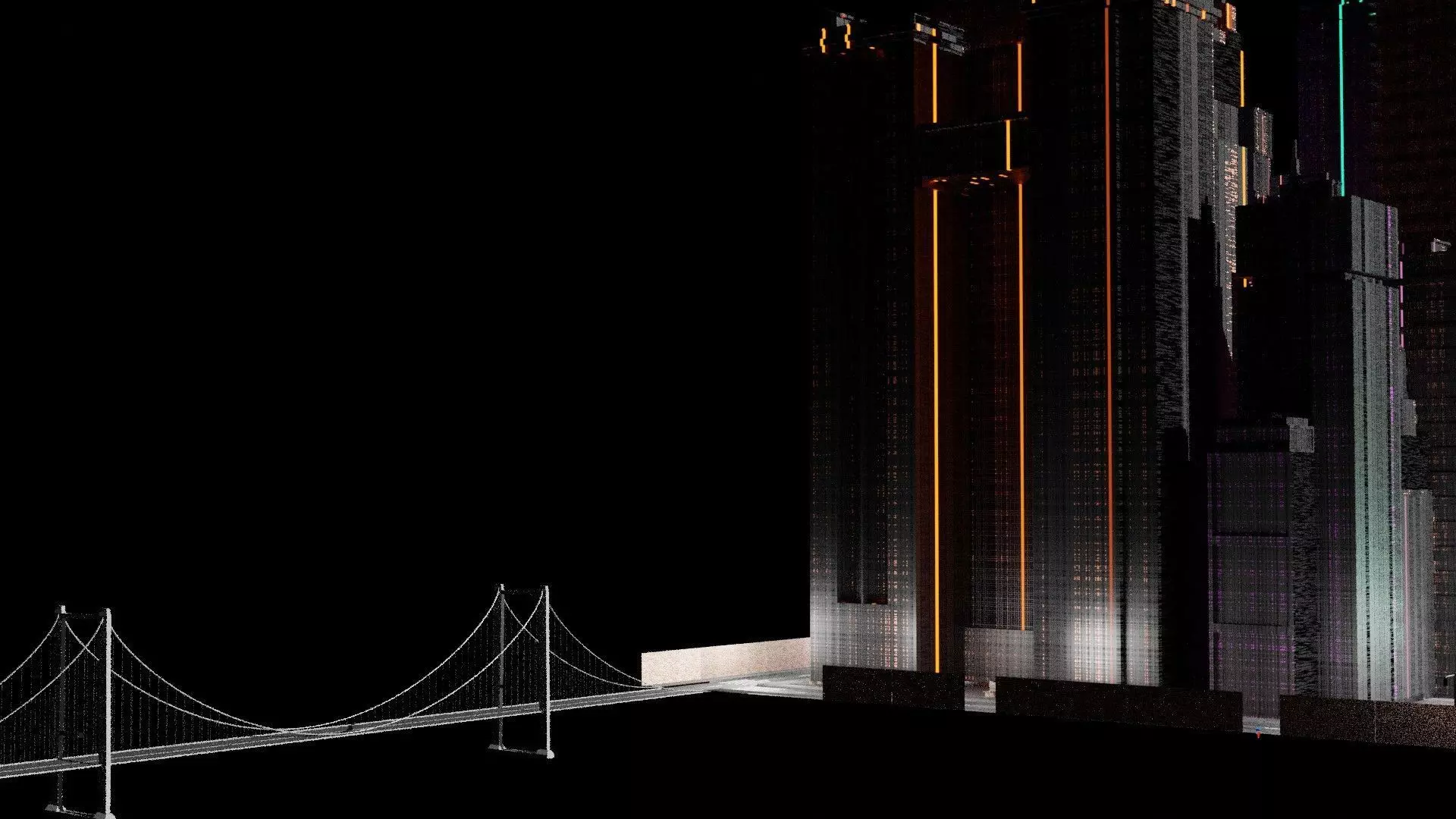 Making 3D Mega City In Blender  3D model_0