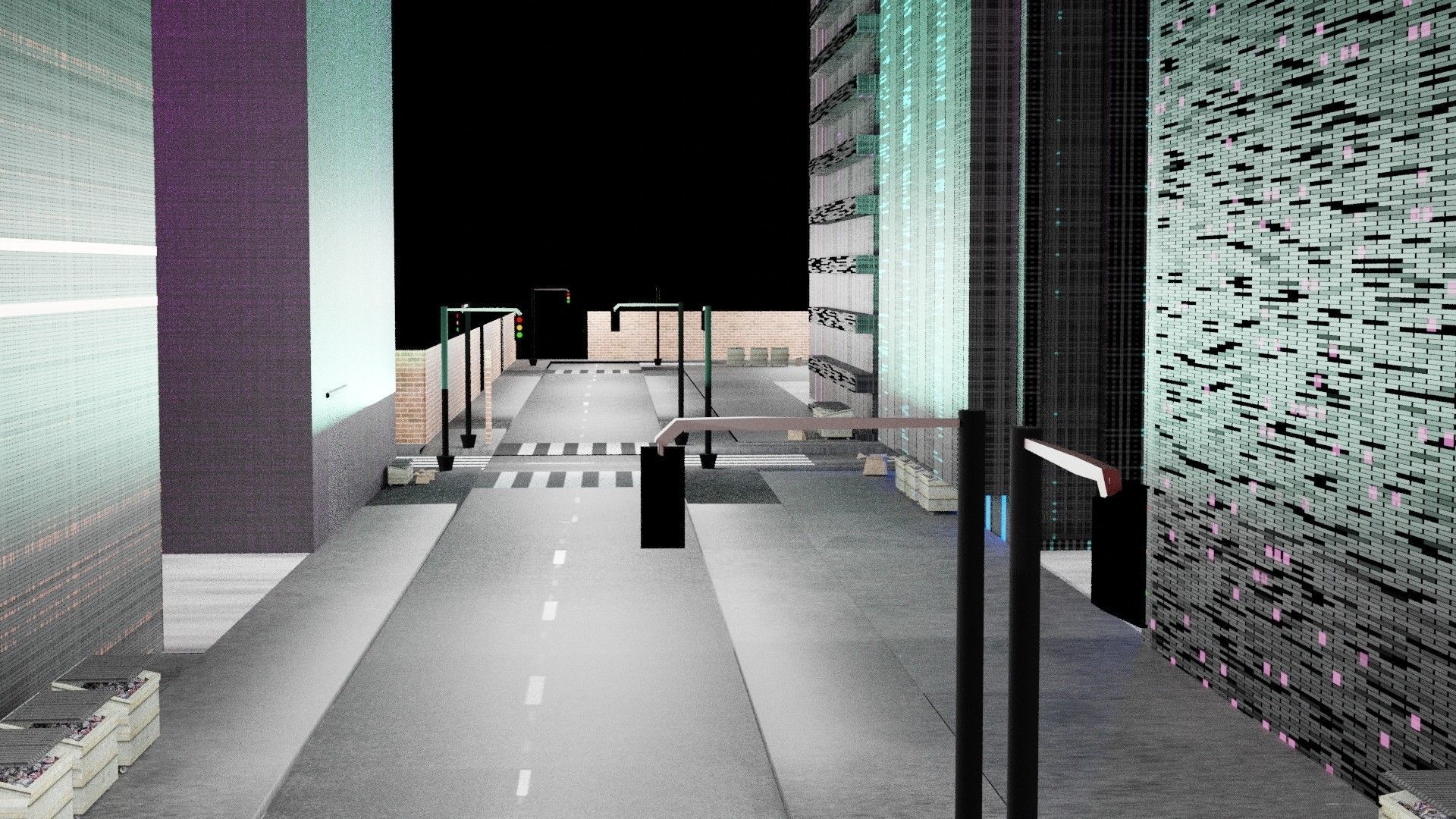 Making 3D Mega City In Blender  3D model_8