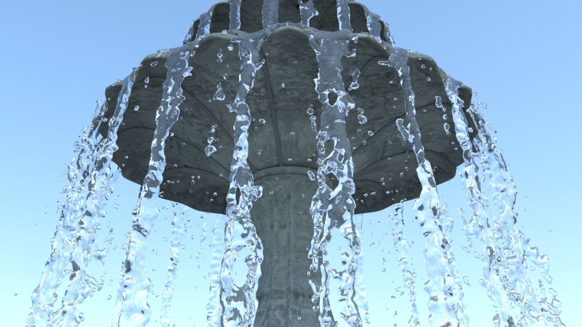 Water Fountain 3D model_6