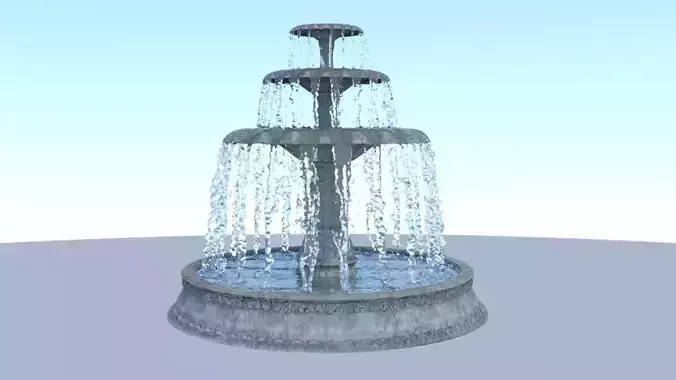Water Fountain 3D model