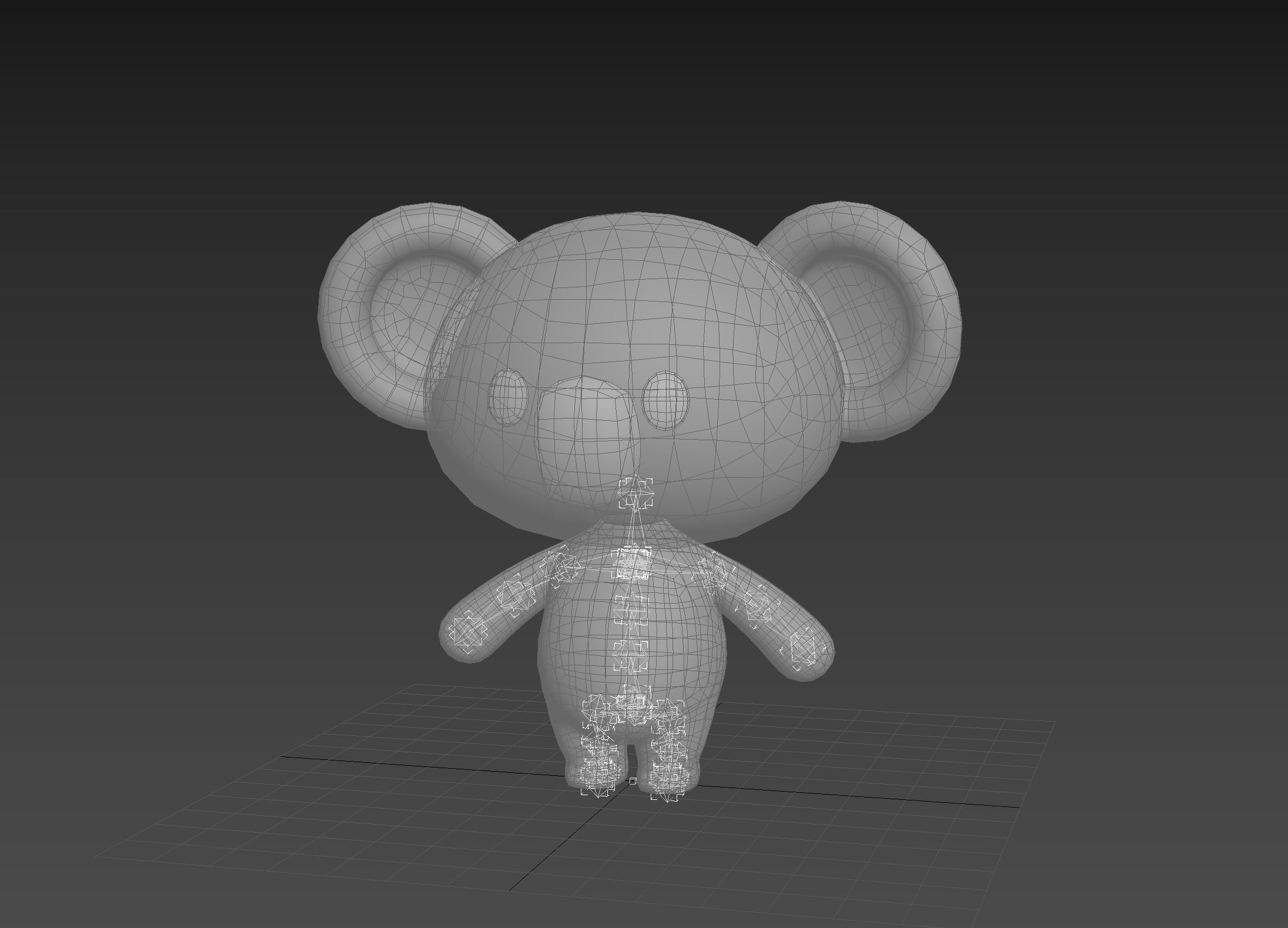 Character139 Rigged Koala 3D model_22