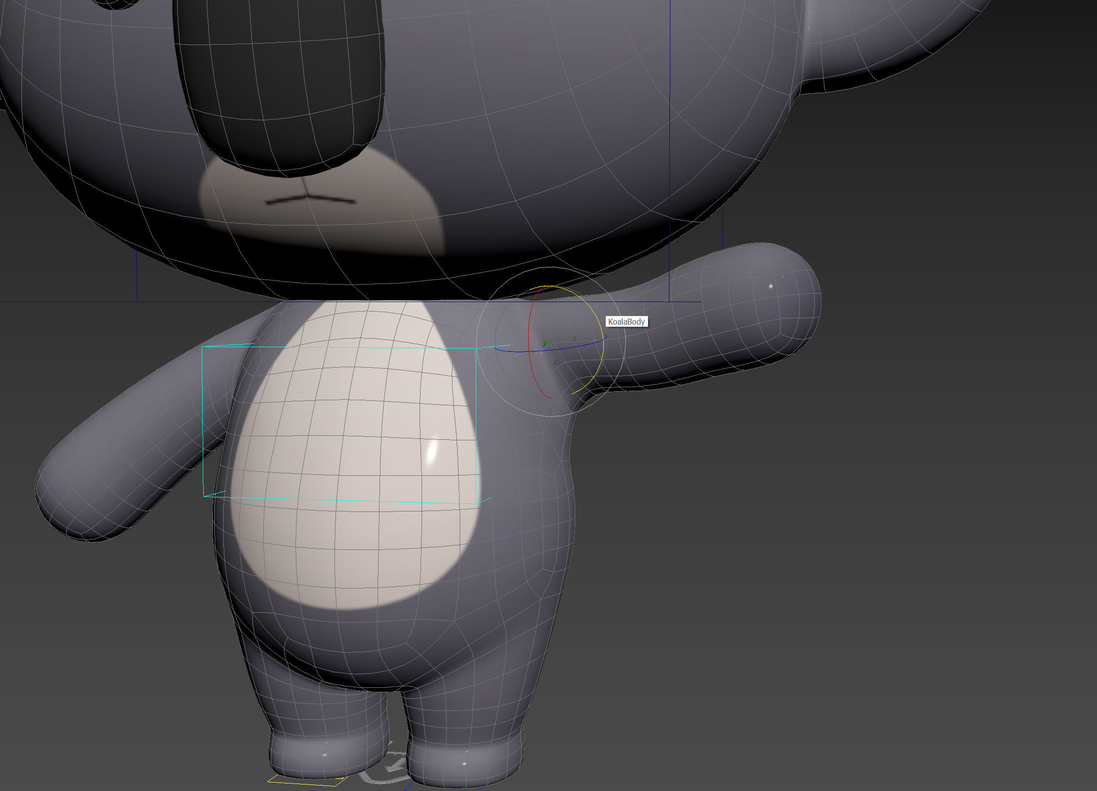 Character139 Rigged Koala 3D model_17