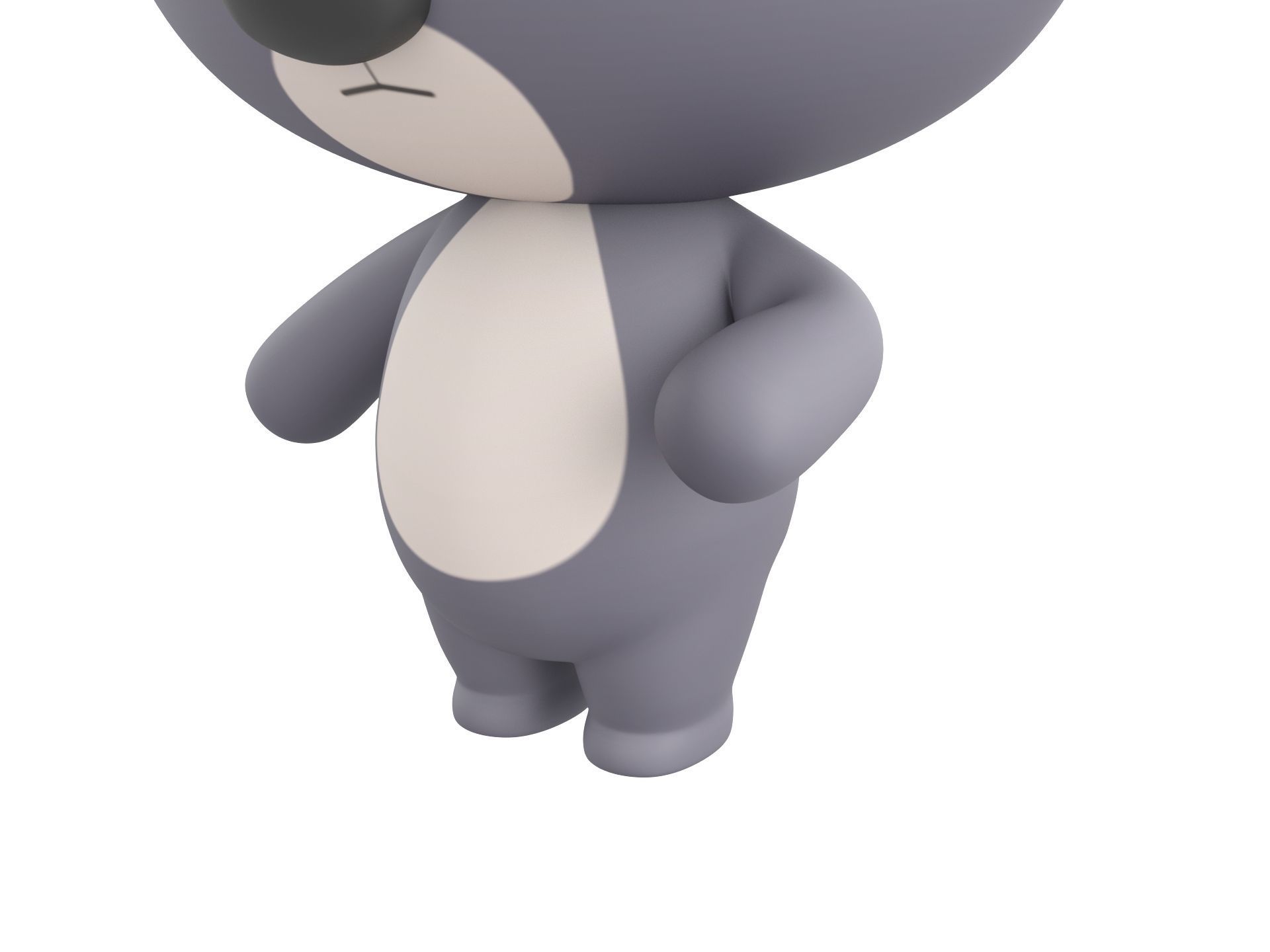 Character139 Rigged Koala 3D model_8
