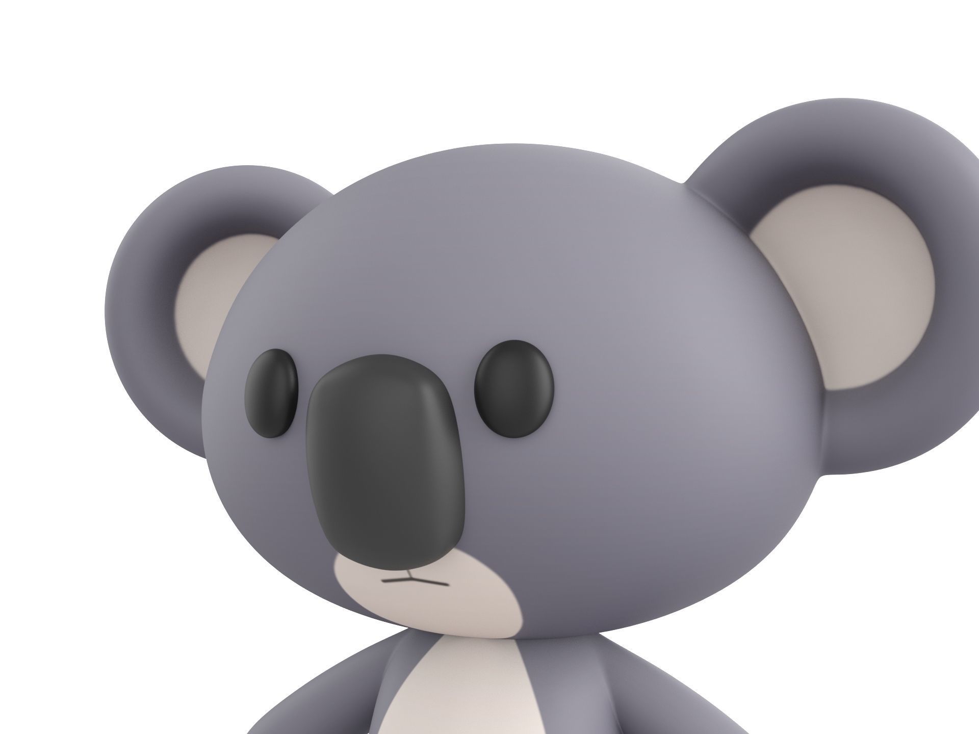 Character139 Rigged Koala 3D model_6