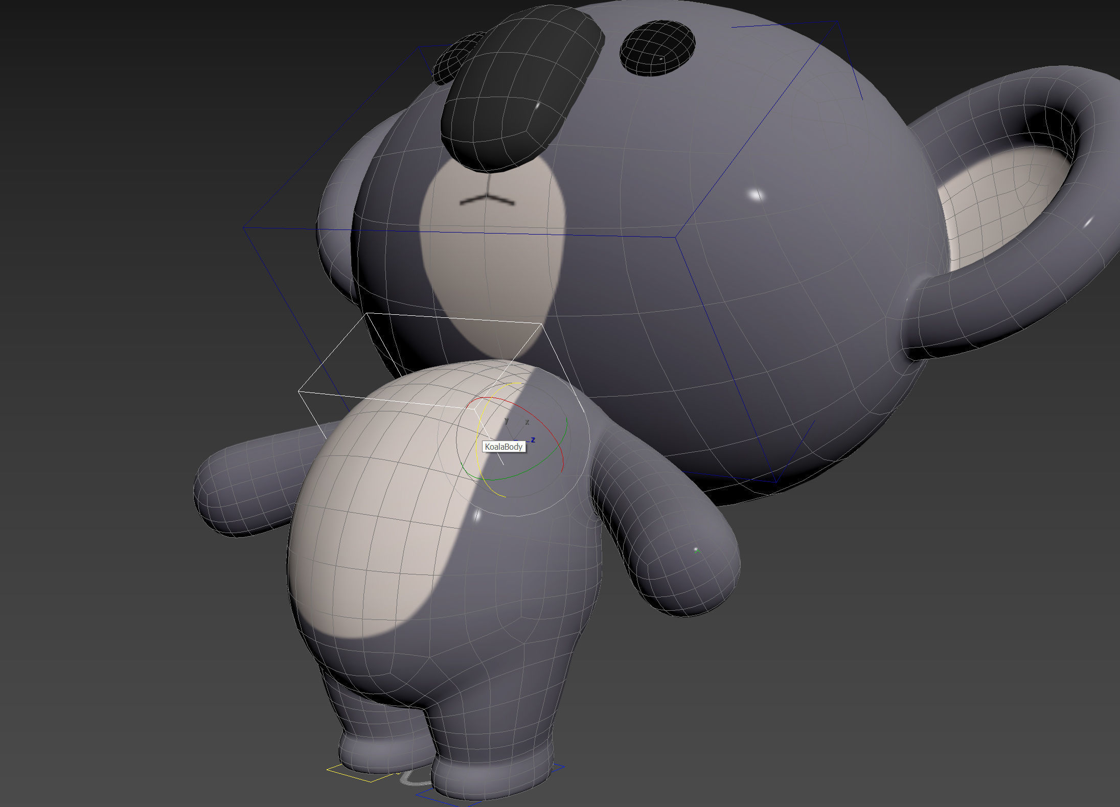 Character139 Rigged Koala 3D model_19