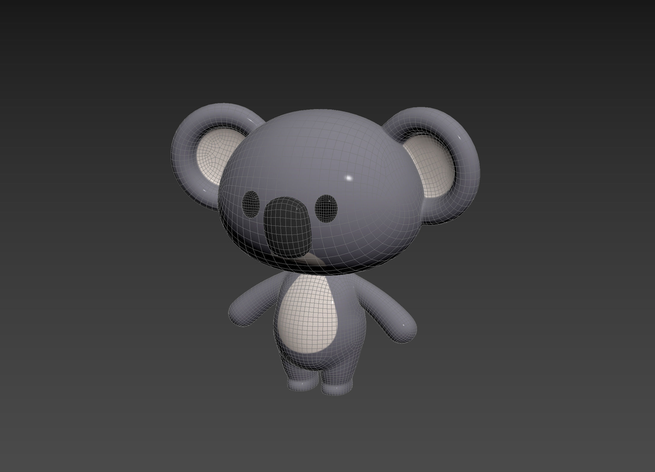 Character139 Rigged Koala 3D model_14