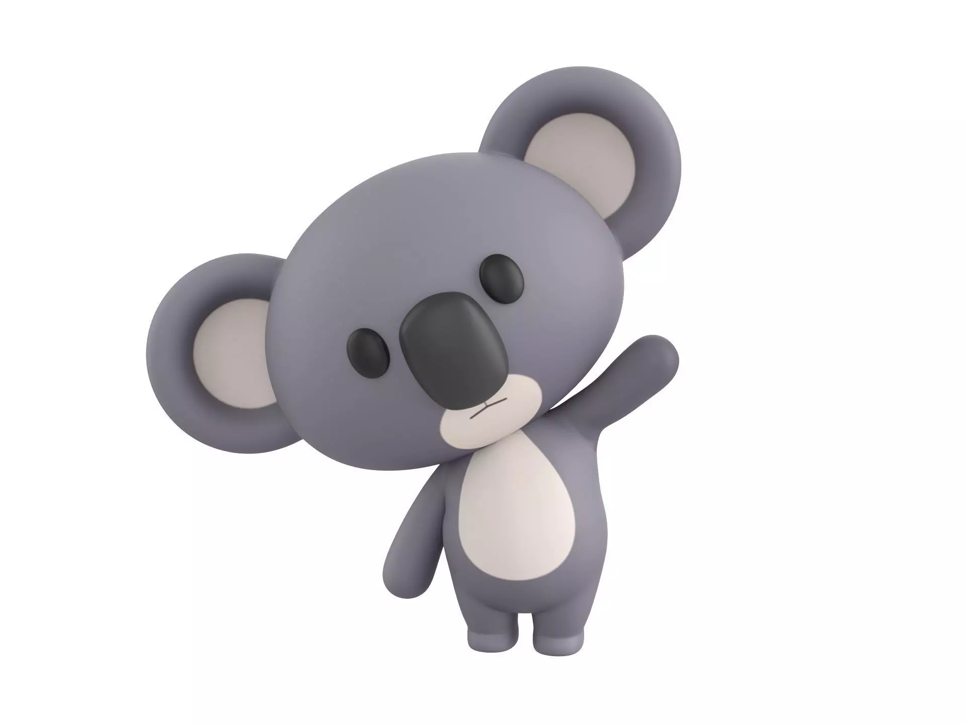 Character139 Rigged Koala 3D model_0