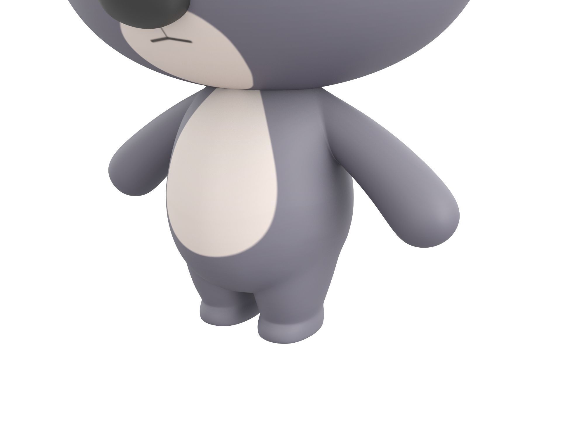 Character139 Rigged Koala 3D model_7