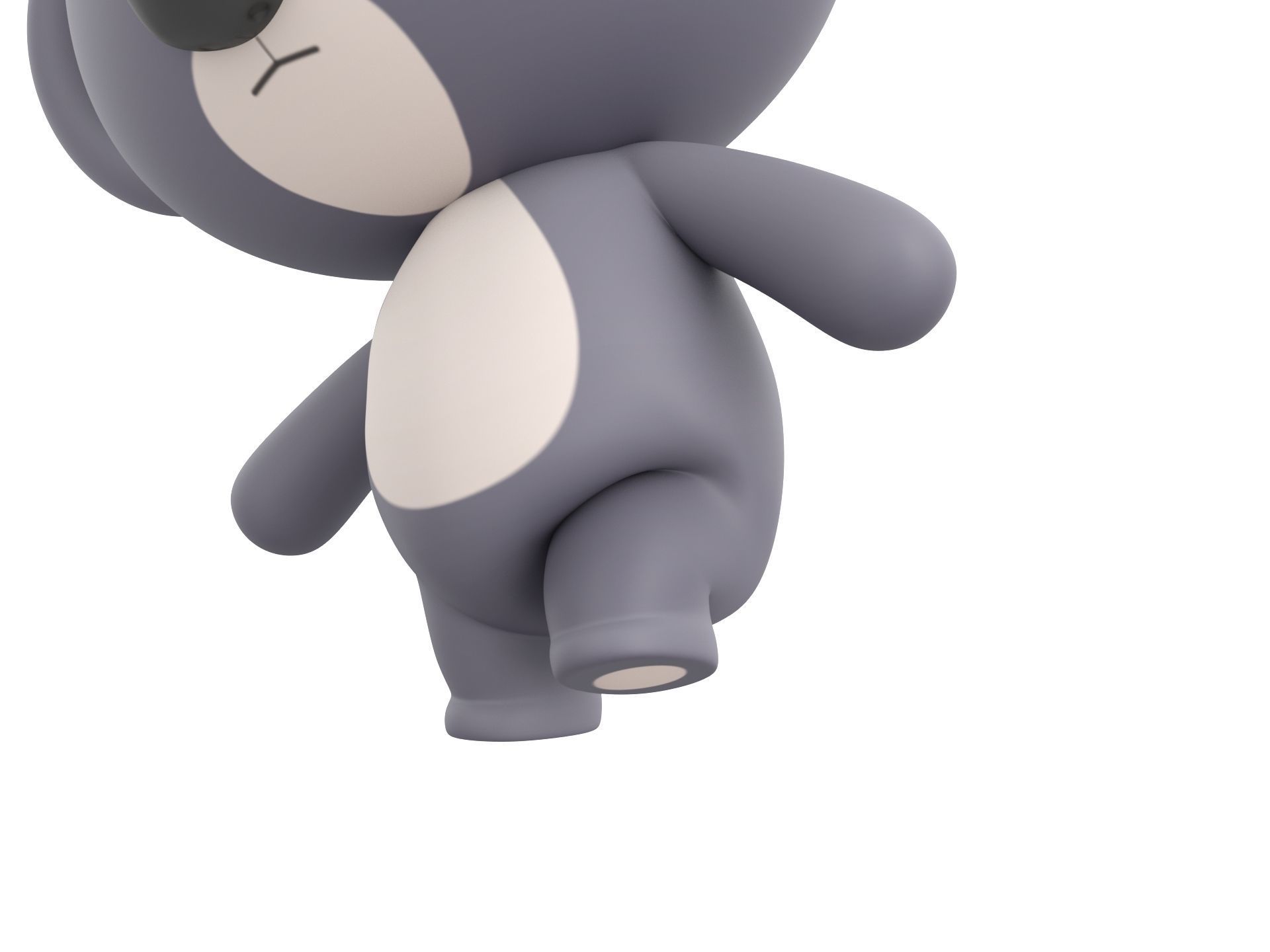 Character139 Rigged Koala 3D model_9