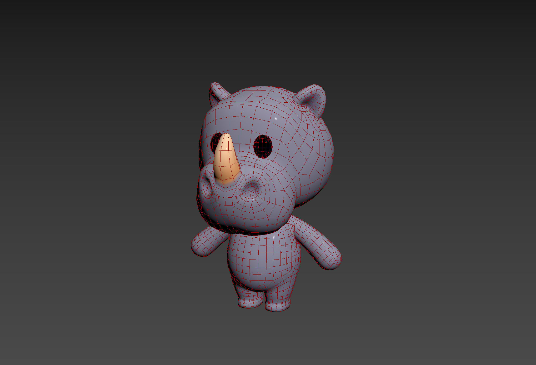 Character141 Rigged Rhino 3D model_13