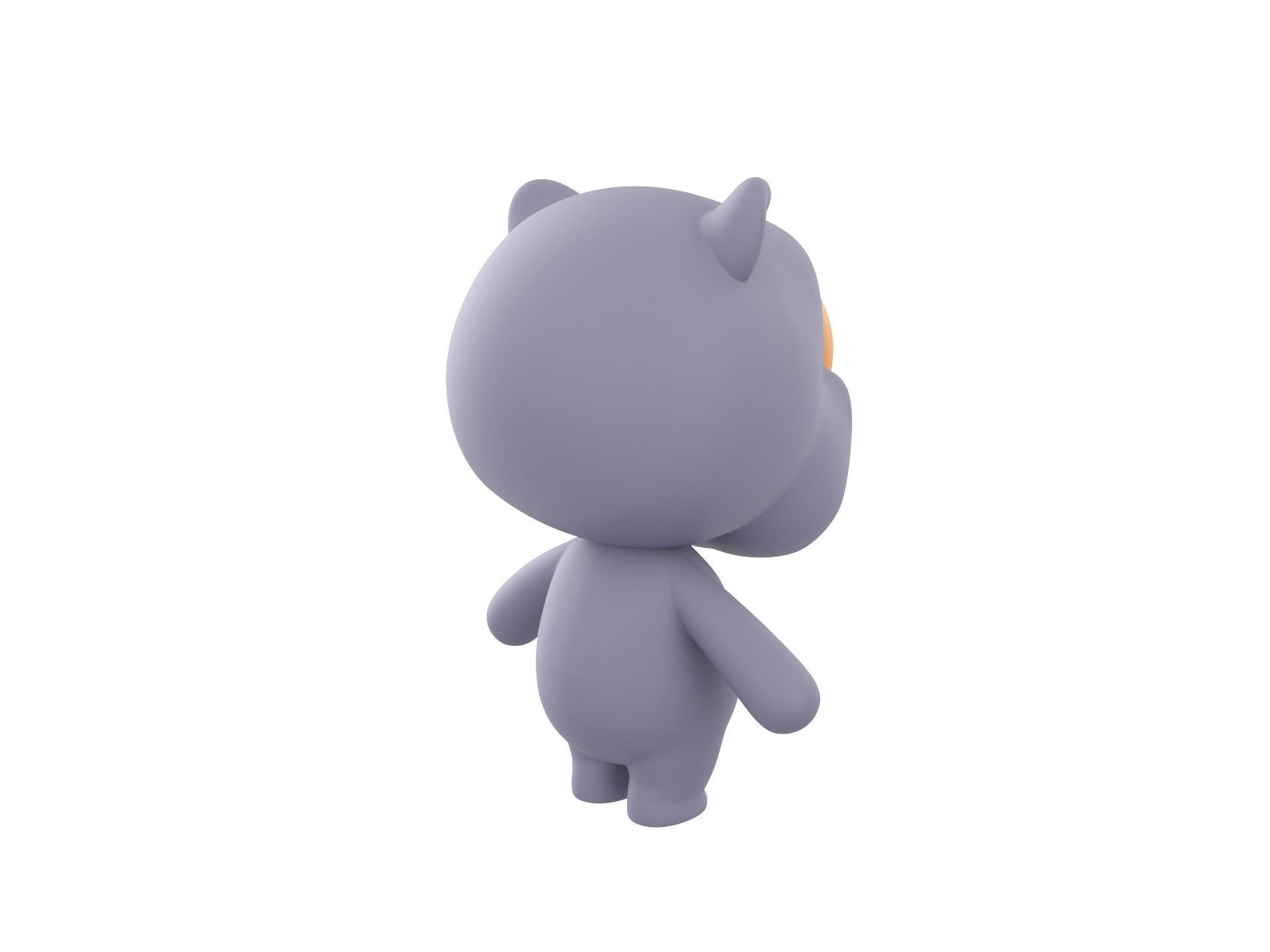 Character141 Rigged Rhino 3D model_4