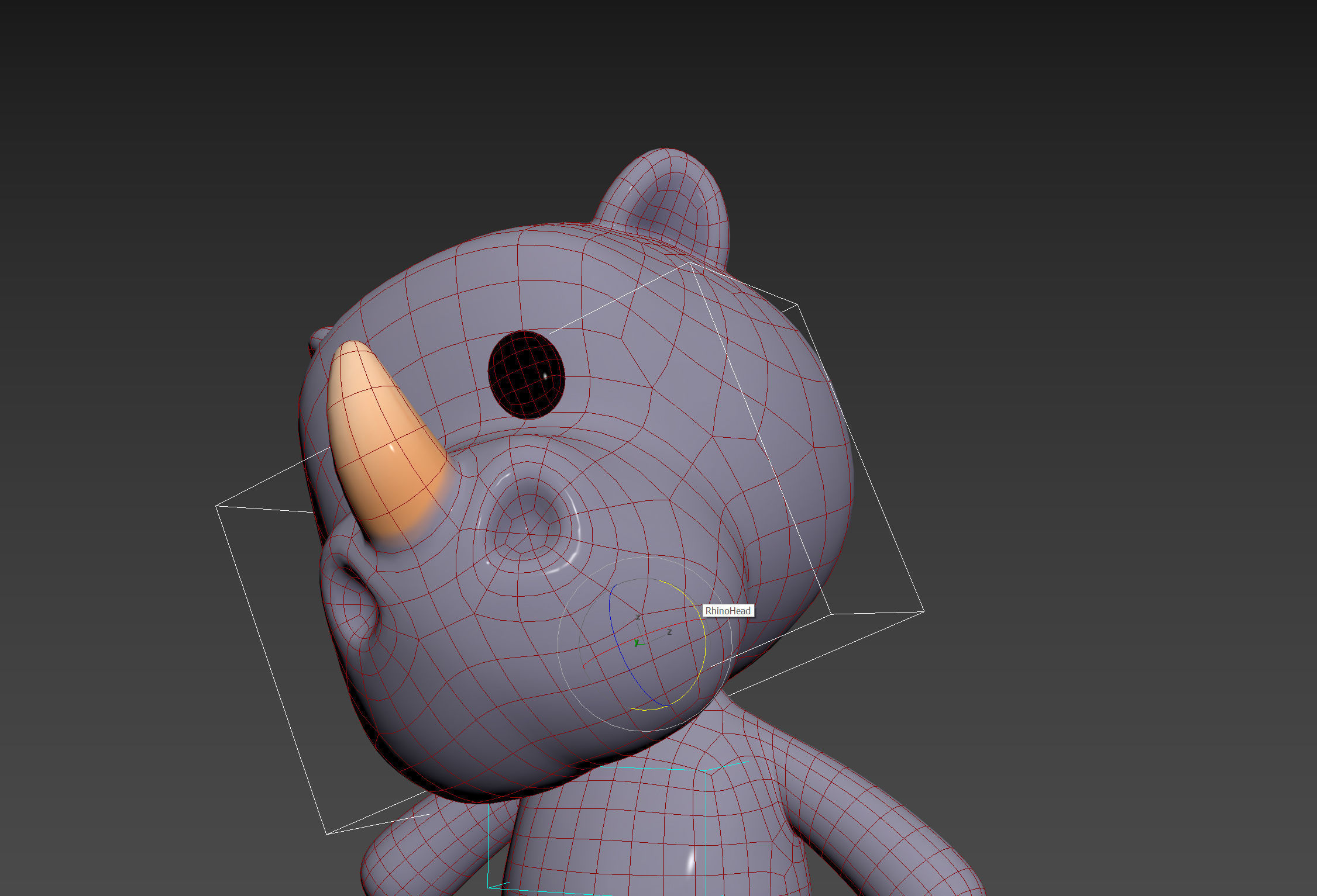 Character141 Rigged Rhino 3D model_16