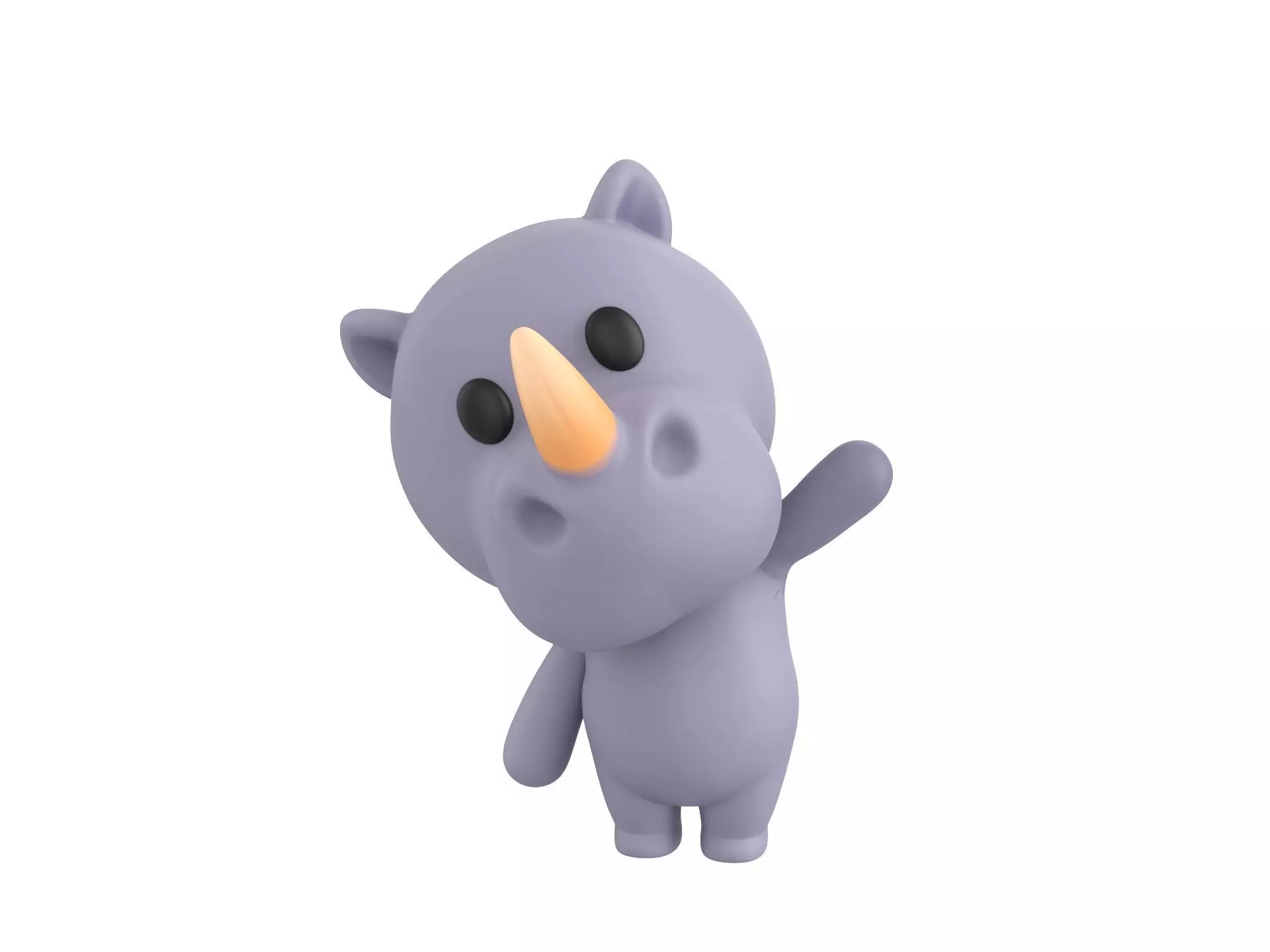 Character141 Rigged Rhino 3D model_0