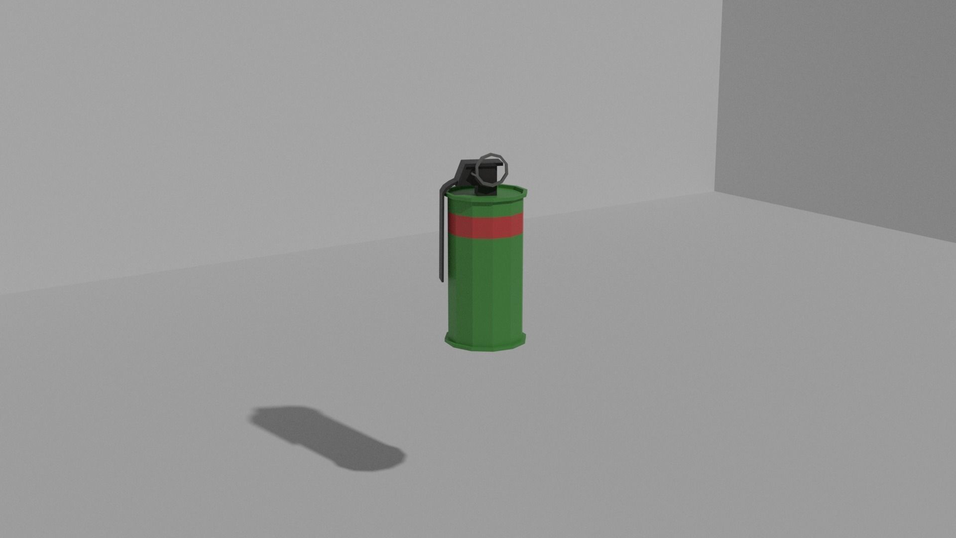 Smoke grenade m18  Free low-poly 3D model_3