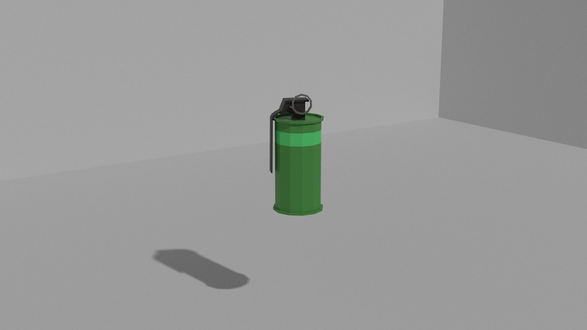 Smoke grenade m18  Free low-poly 3D model_2