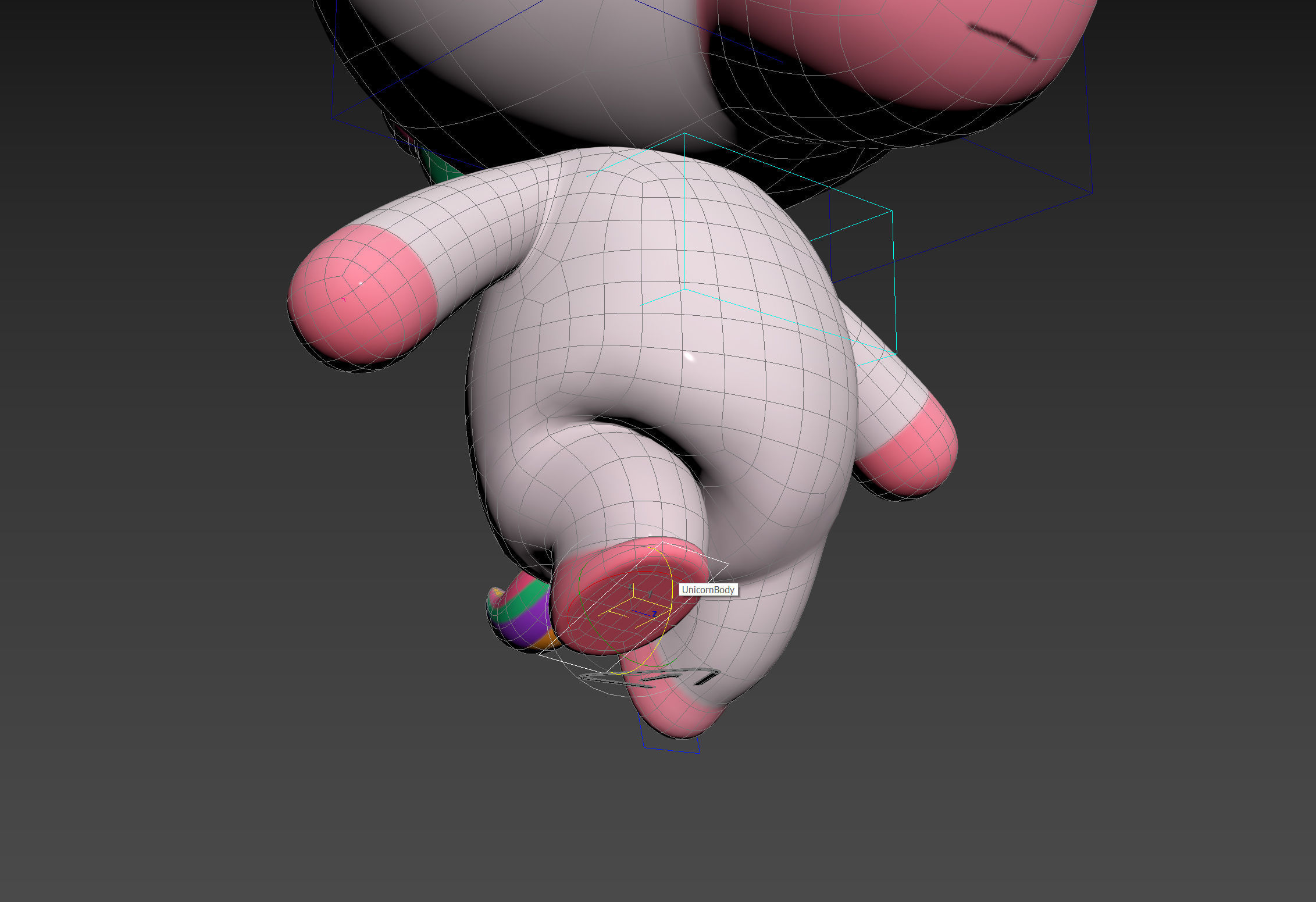 Character143 Rigged Unicorn 3D model_21