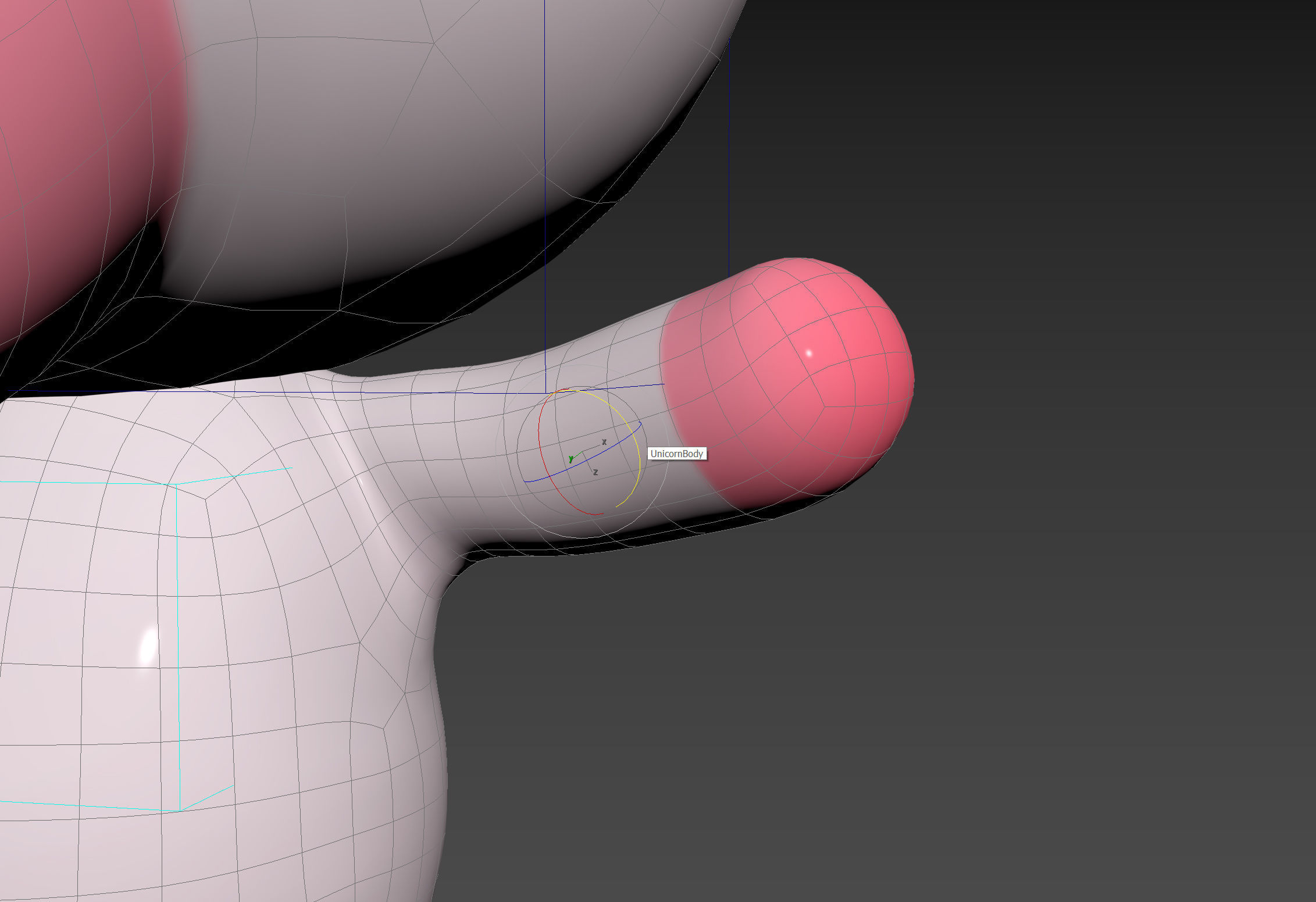 Character143 Rigged Unicorn 3D model_18