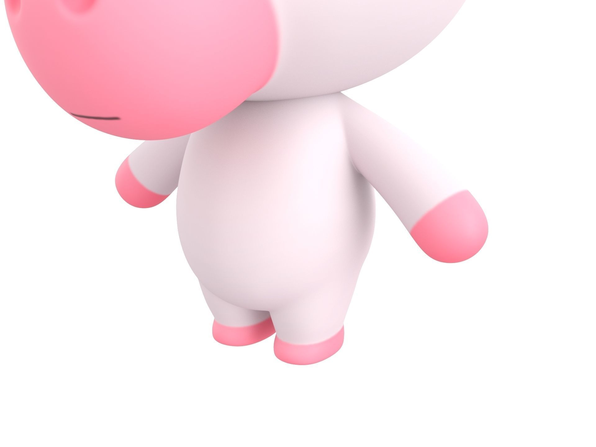 Character143 Rigged Unicorn 3D model_7