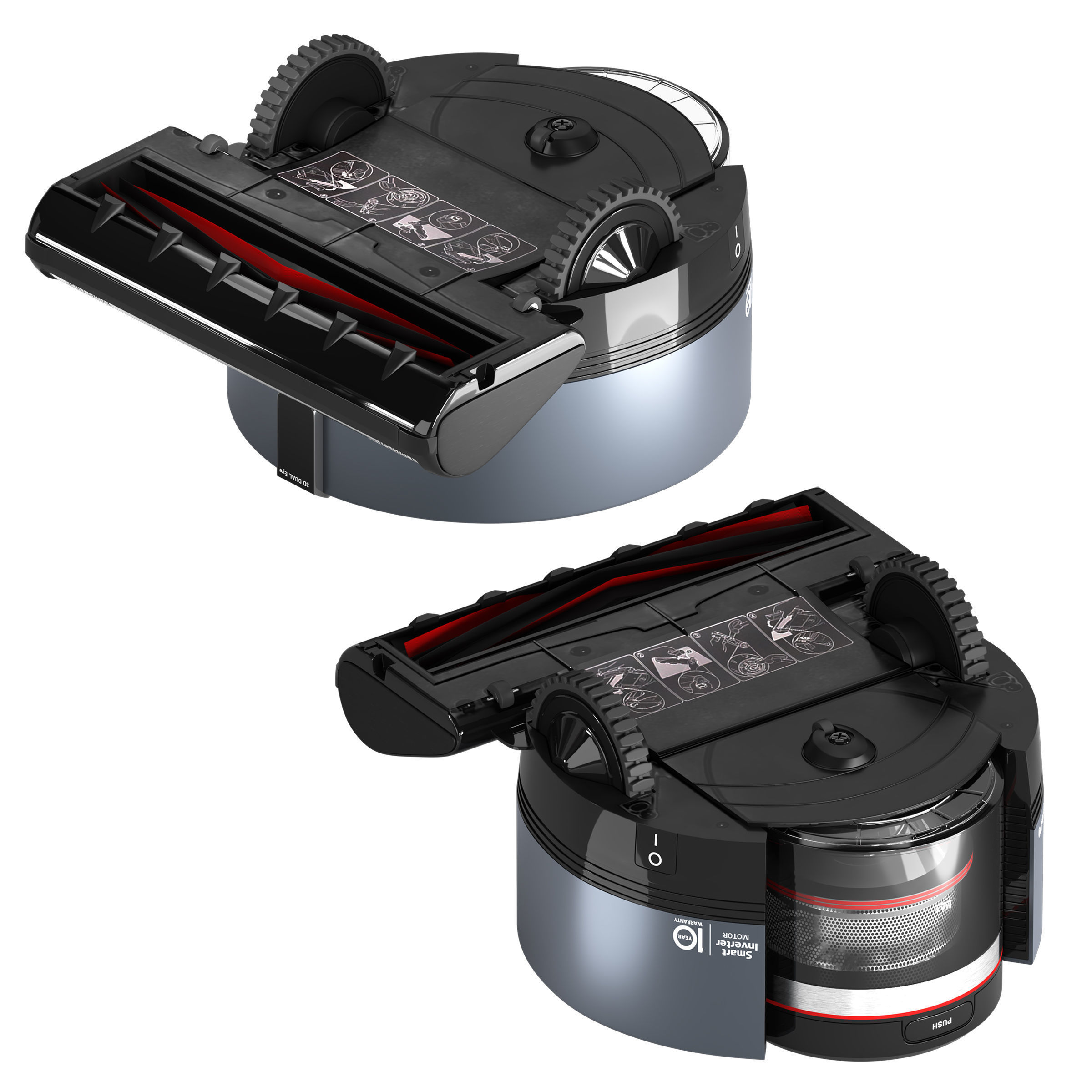 LG CordZero ThinQ Robotic Vacuum R9 3D model_3