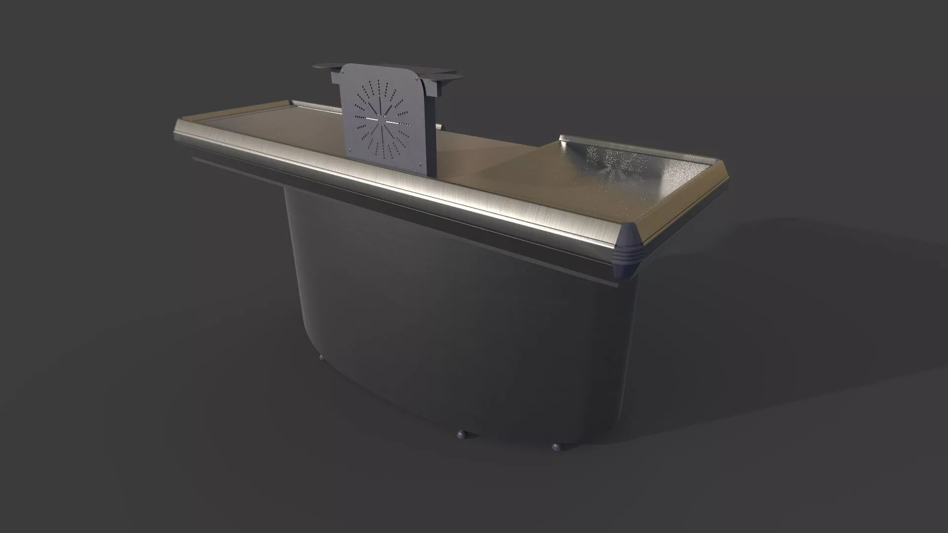 Supermarket Checkout Counter Free 3D model