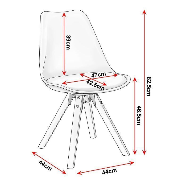 Fall Side Chair - 4 Colour 3D model_1