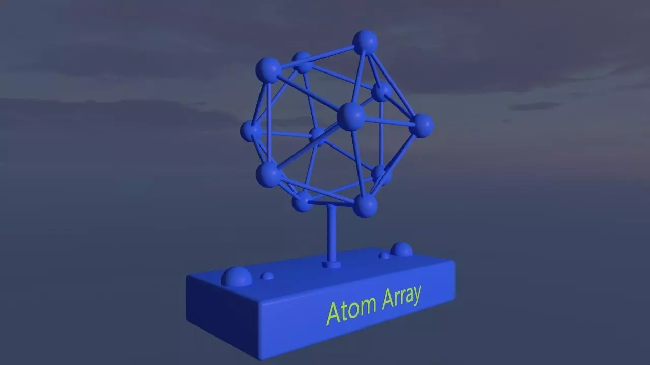 Atom Array 3D print model