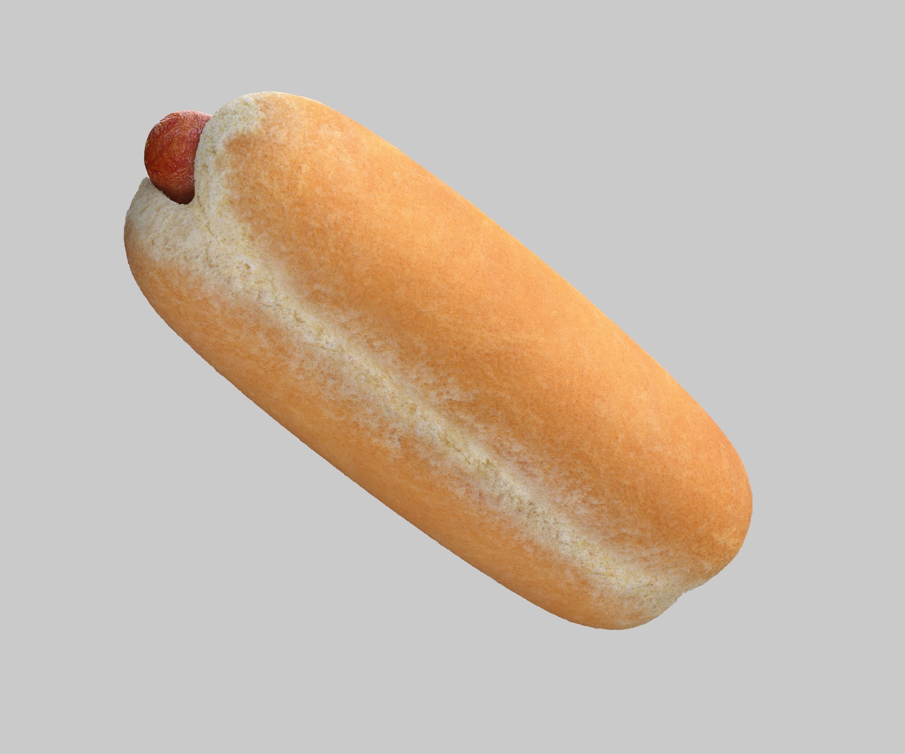 Hot dog 3D model_3
