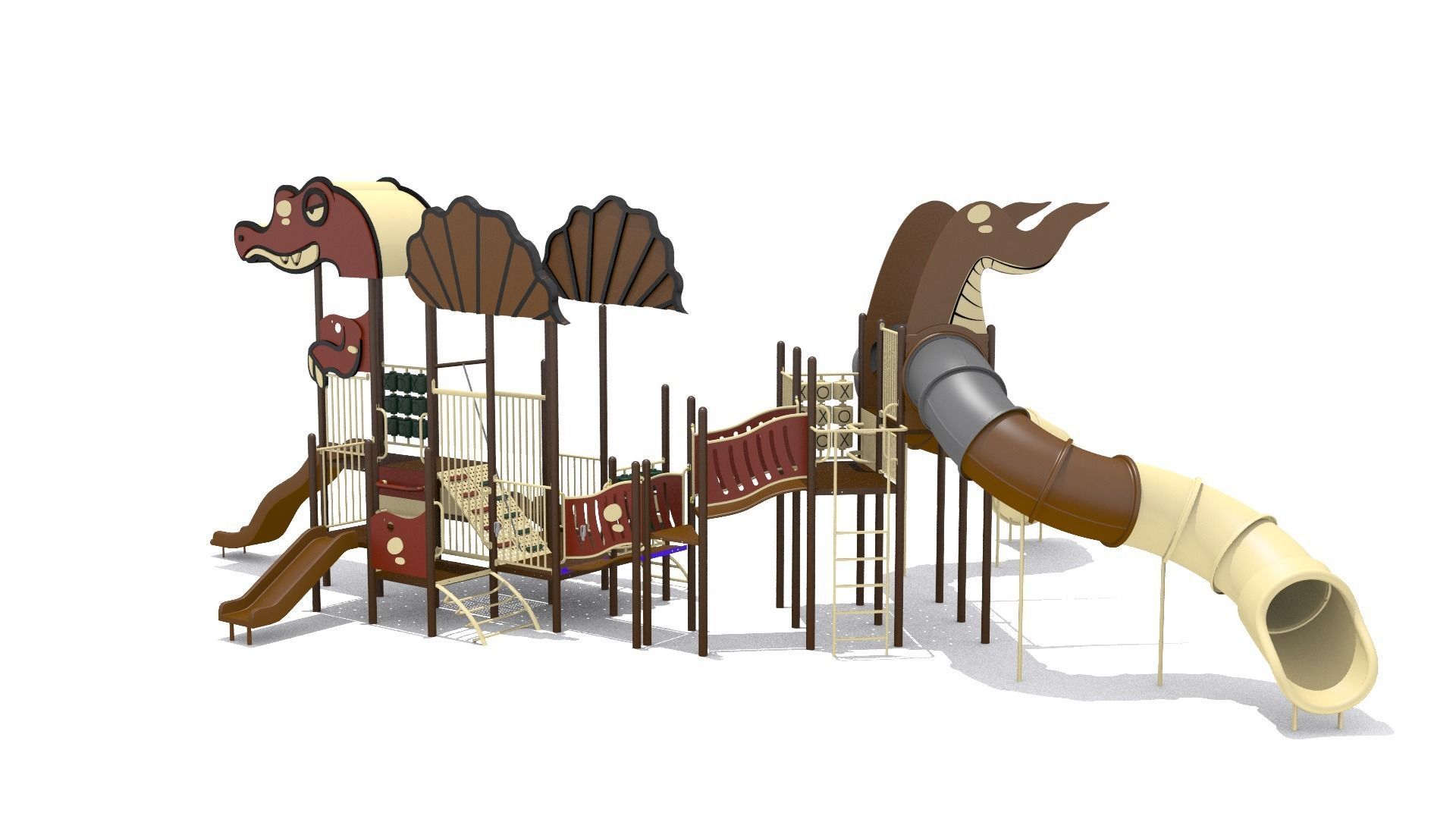 Playground- Dinasour Play 3D model_4