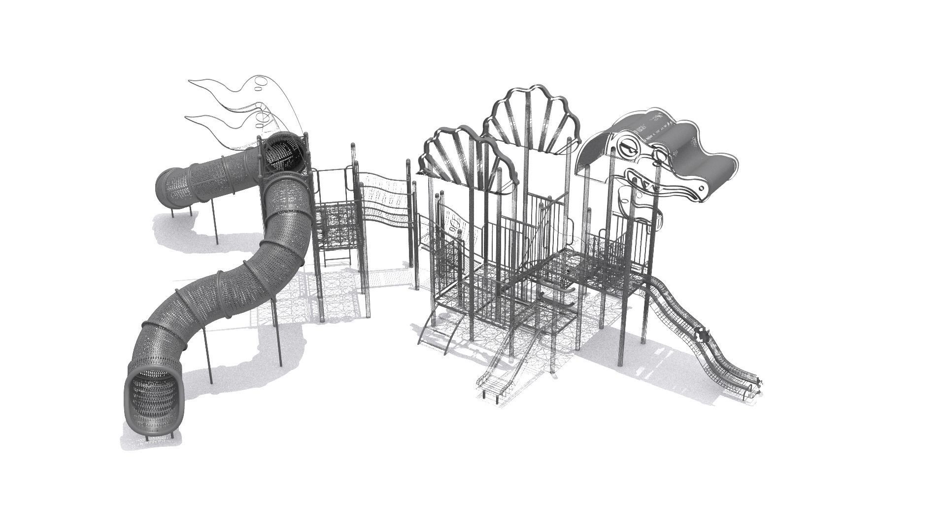 Playground- Dinasour Play 3D model_10