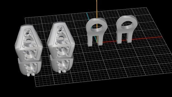 Snake Earrings 3D print model_5