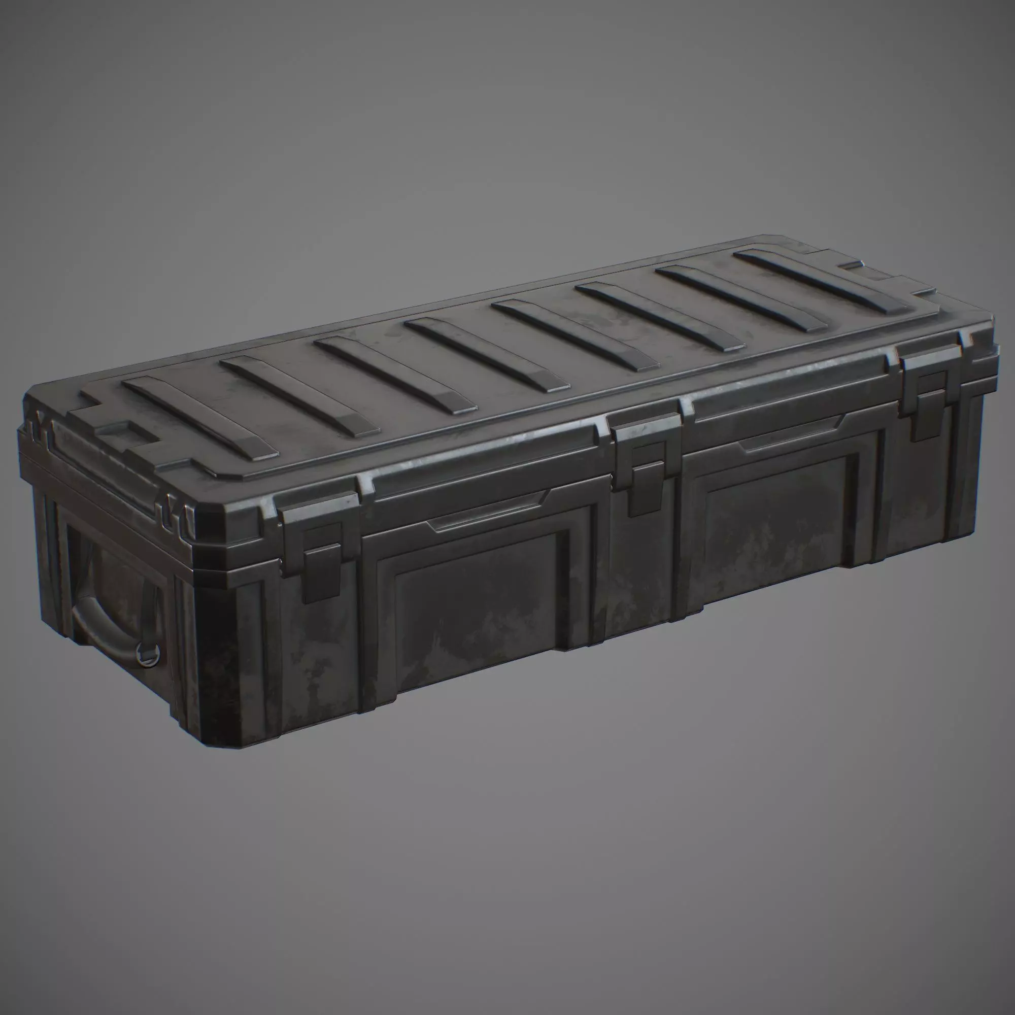 Storage Box Low-poly 3D model_0