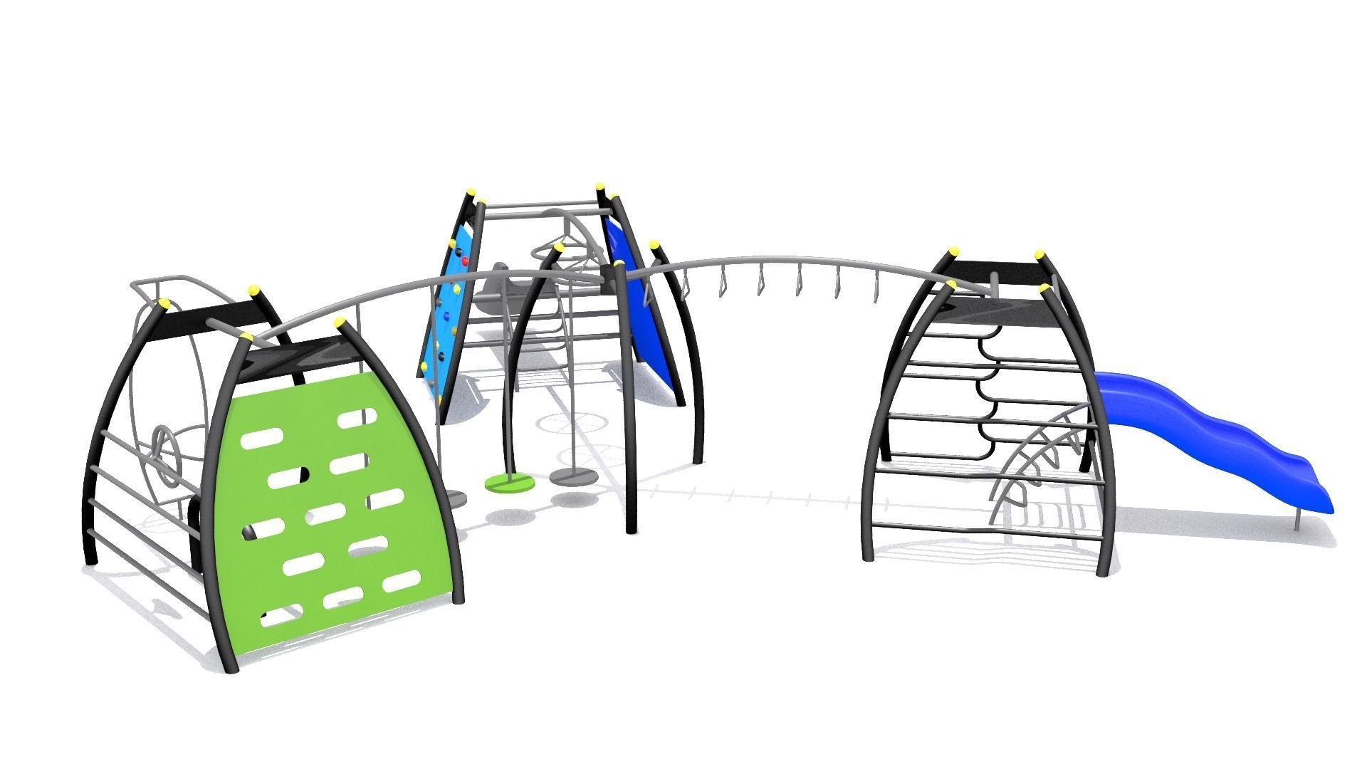 Playground - Climber Challenge Low-poly 3D model_2
