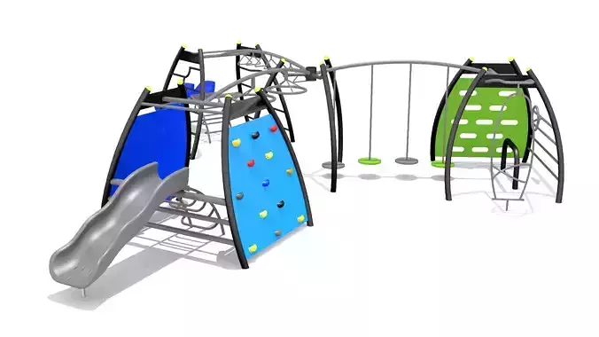 Playground - Climber Challenge Low-poly 3D model