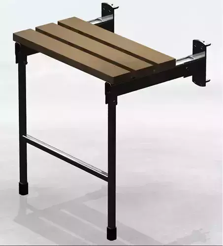 Fold Down Shower Seat Support Legs 3D print model