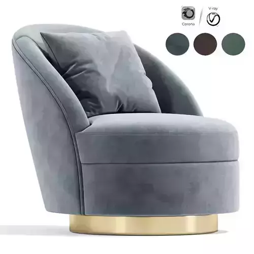 Axel Swivel Arm Chair
