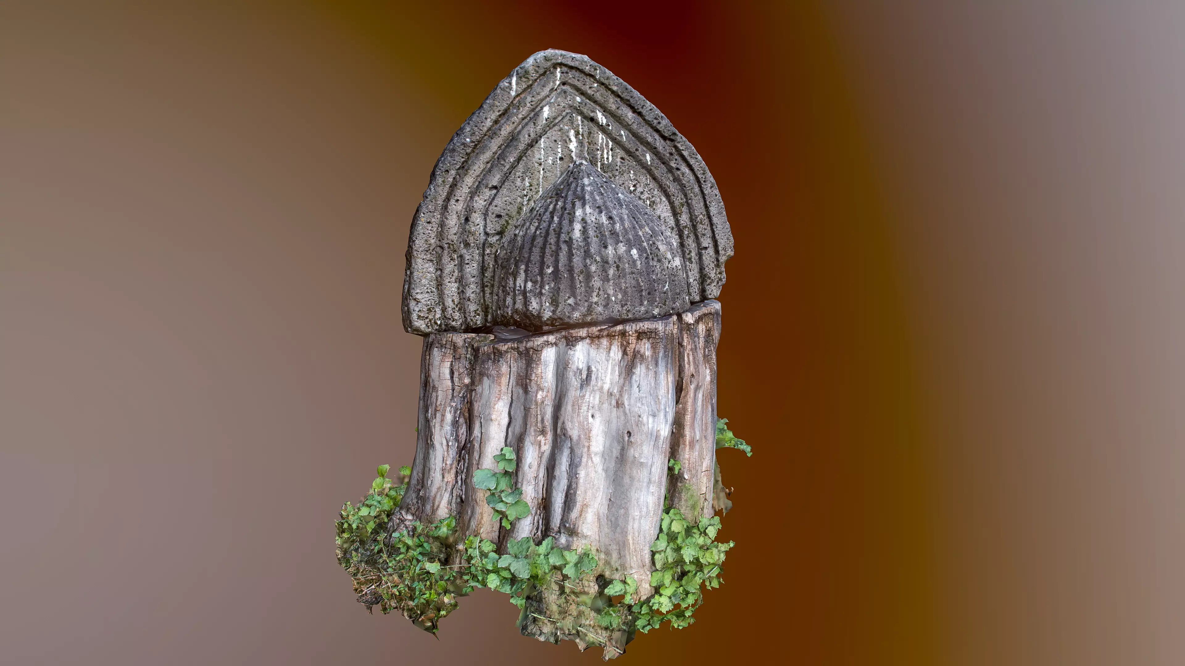 Stamp and stone photogrammetry 3D model