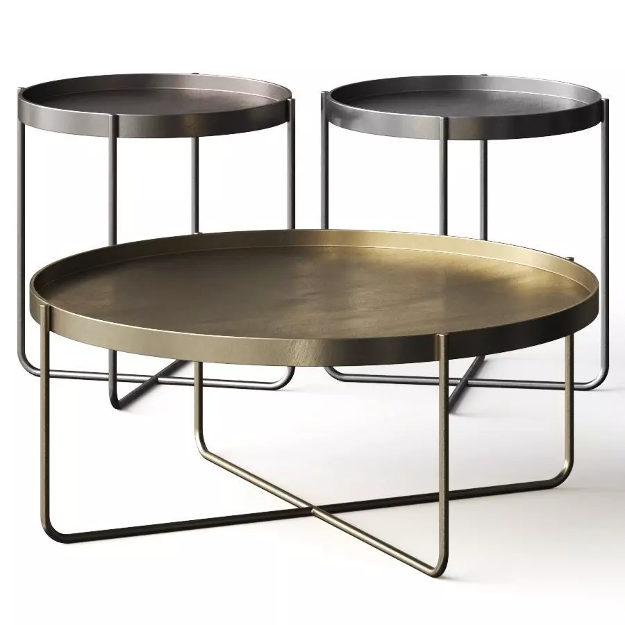Nuevo Gaultier Round Coffee Tables 3D model