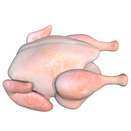Chicken Low-poly 3D model