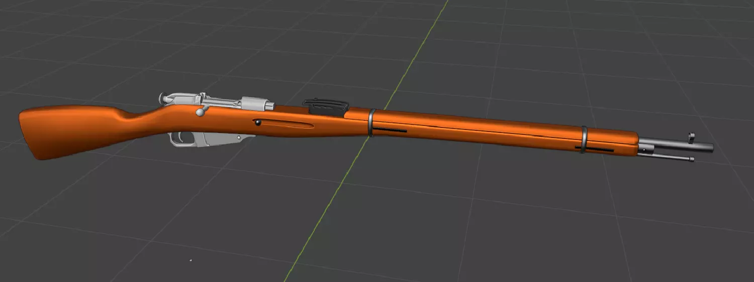 Mosin Nagant Free 3D model
