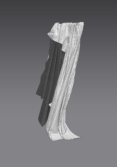 cloth 637 Low-poly 3D model_1