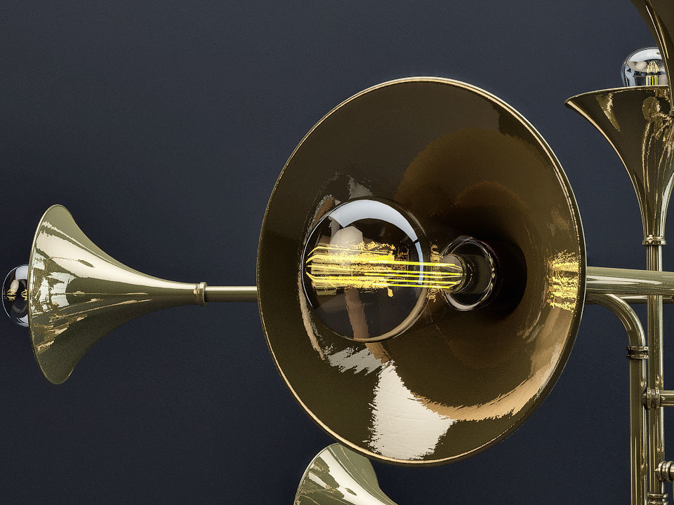 Botti Chandelier 3D model_2