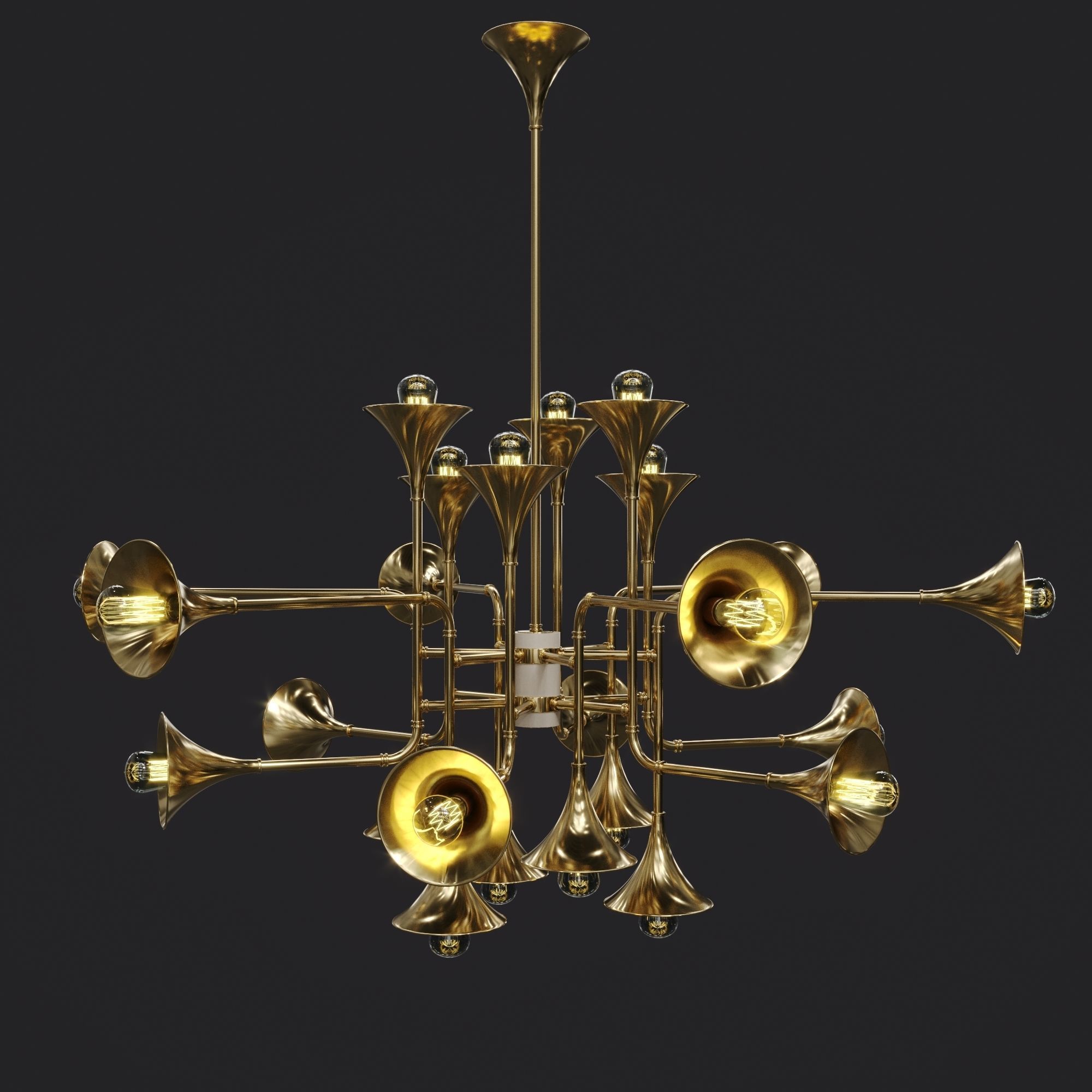 Botti Chandelier 3D model_1