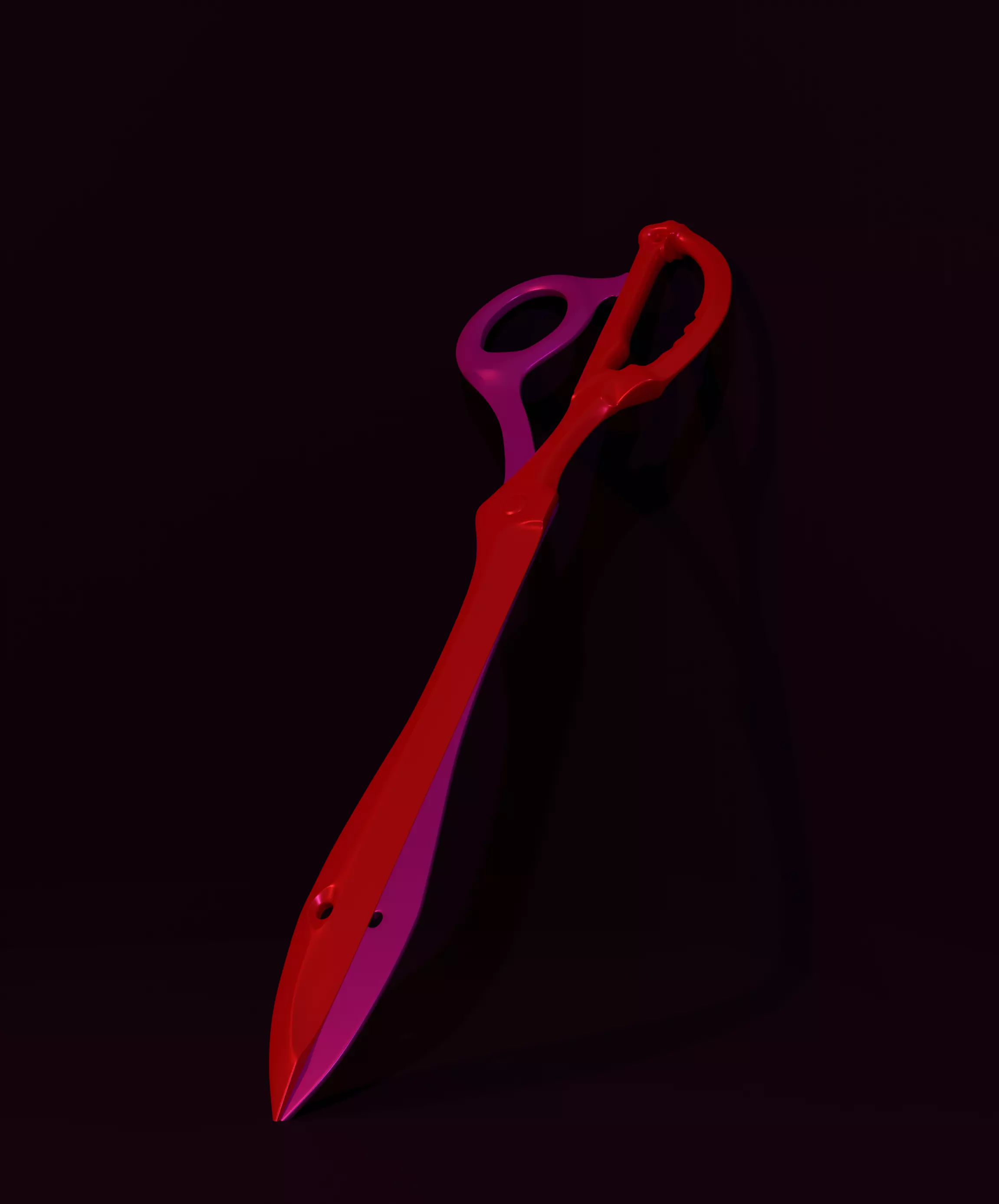 Kill la Kill scissorblade-swords Free 3D model_0