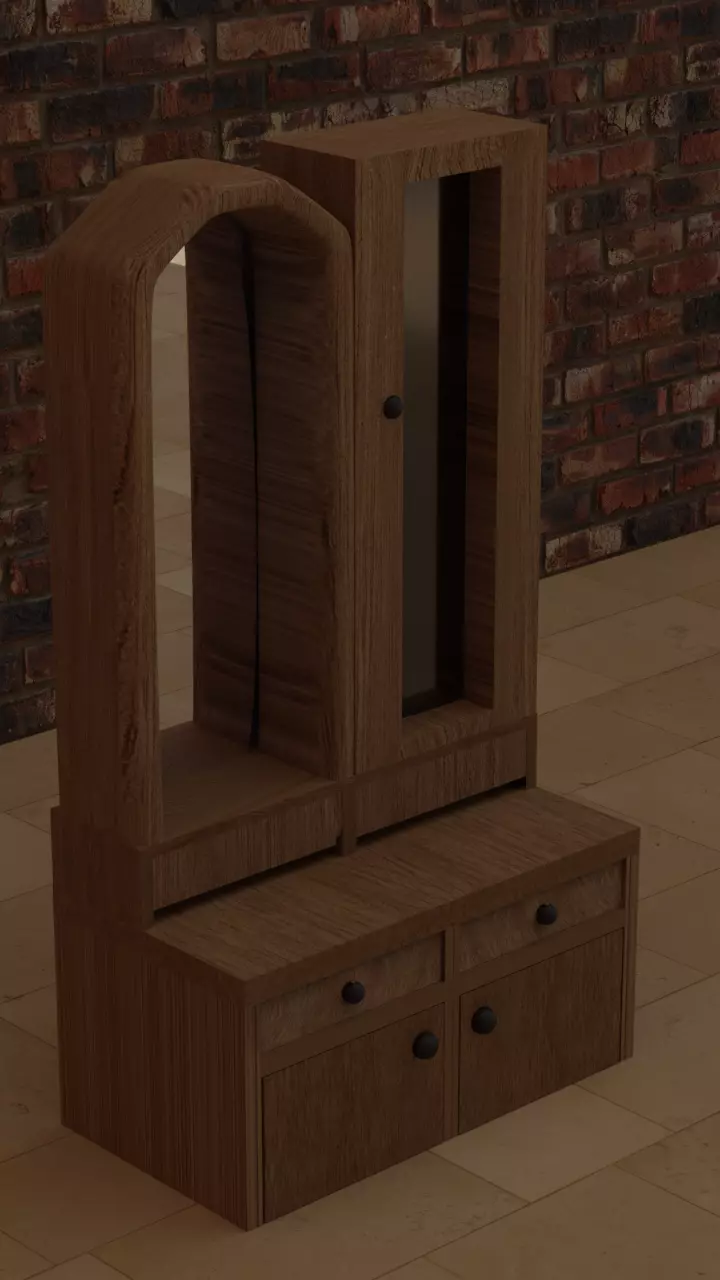 Dressing Table 3D model_0