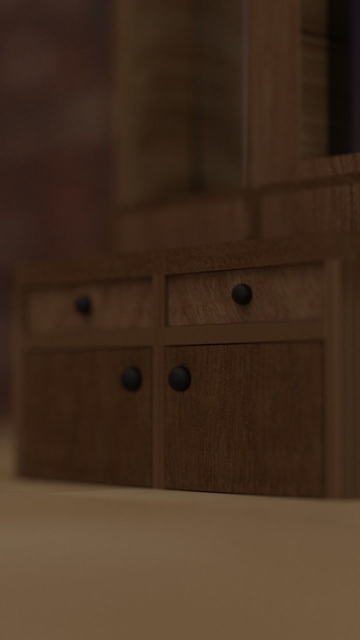 Dressing Table 3D model_1
