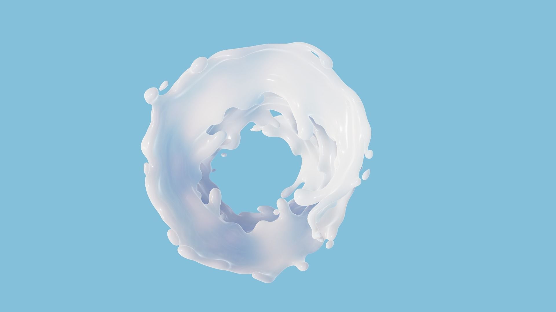 Milk Splash 3D model 3D model_21