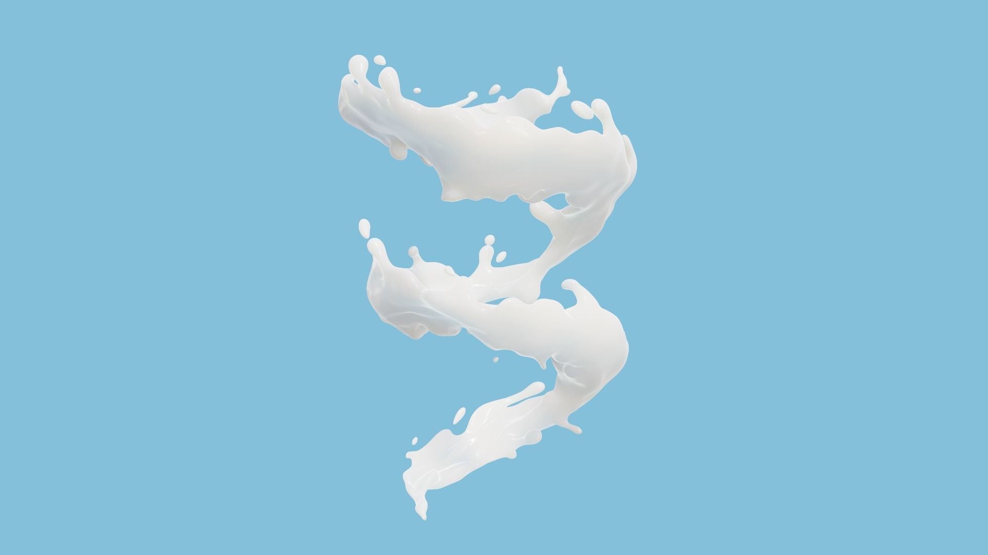 Milk Splash 3D model 3D model_16