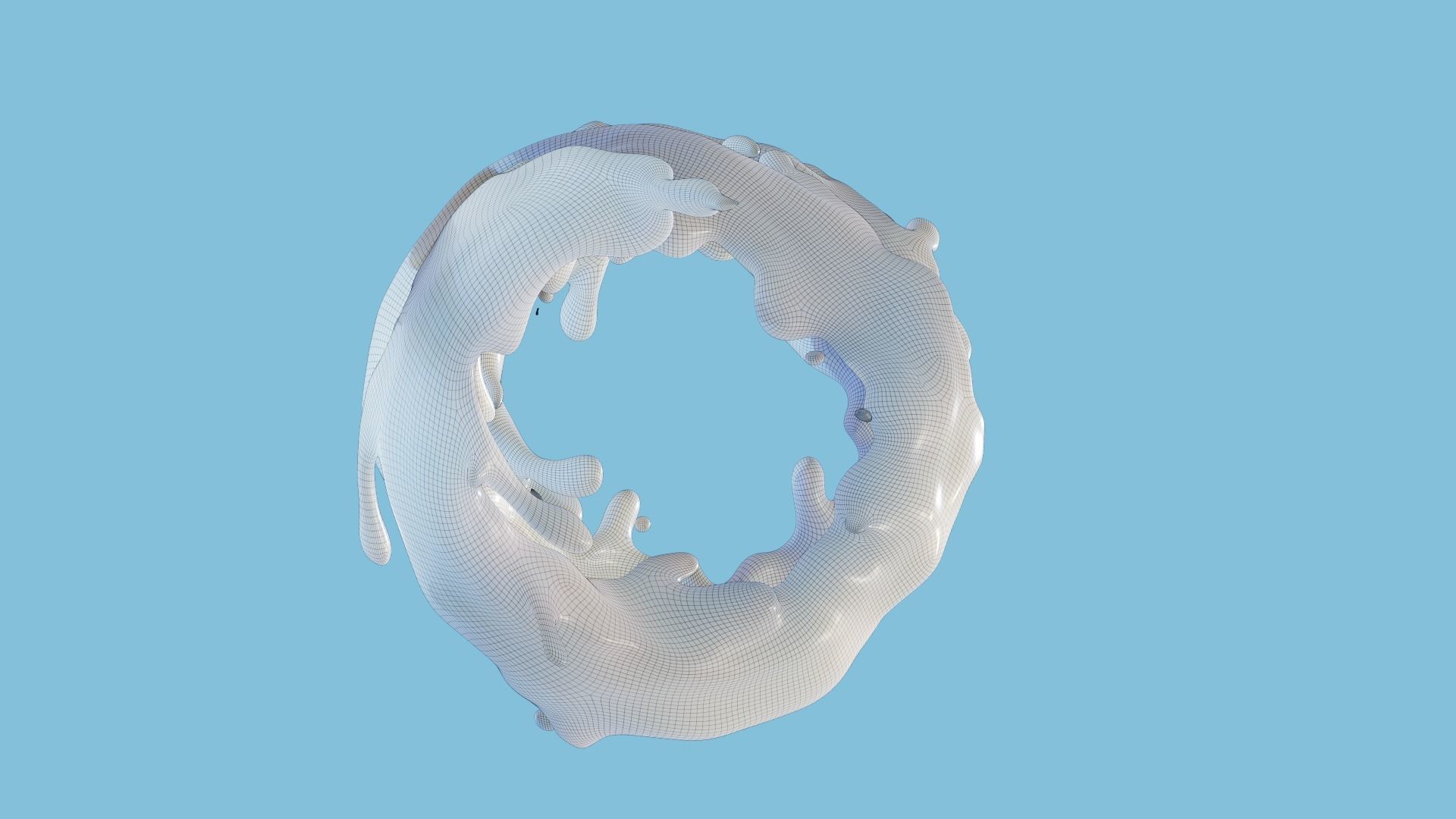 Milk Splash 3D model 3D model_25