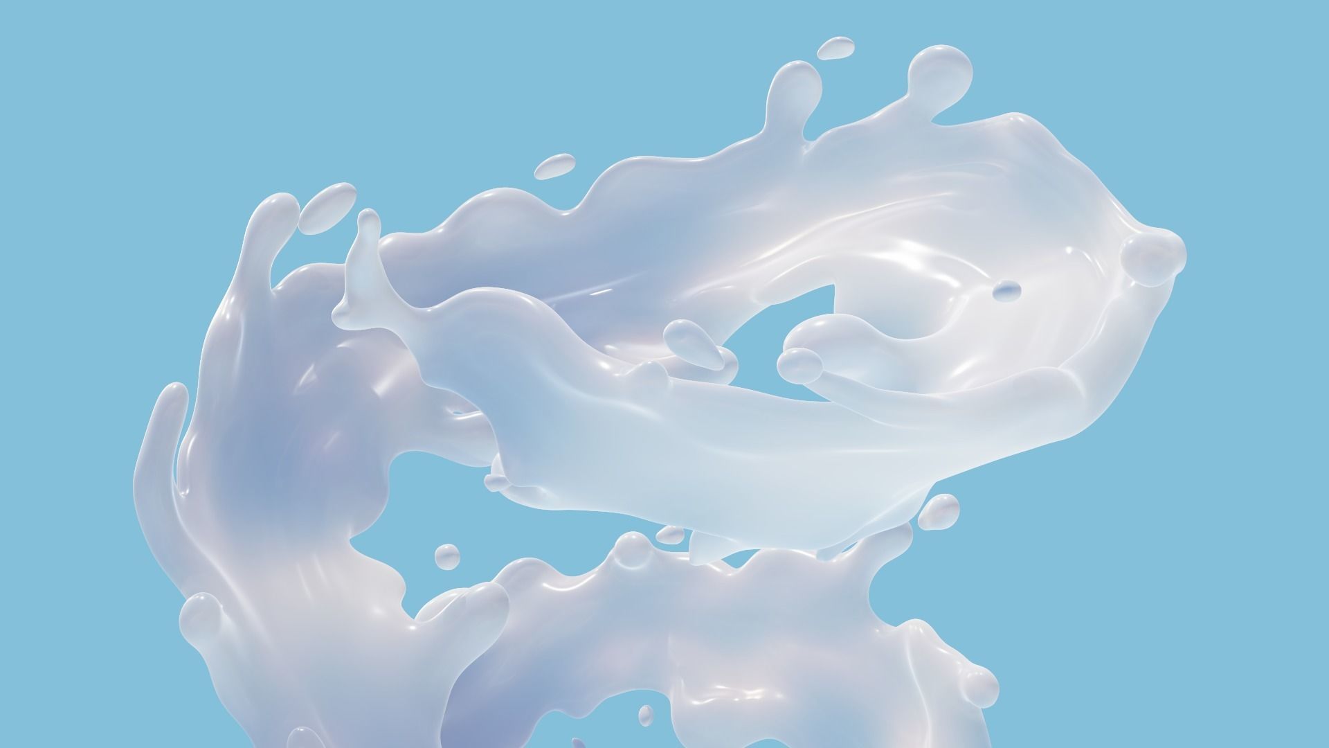 Milk Splash 3D model 3D model_8